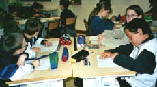 Loïc, Florian, Marion et Fabien.